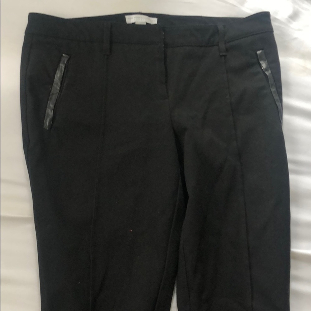 Work trousers, great fit and leather accents